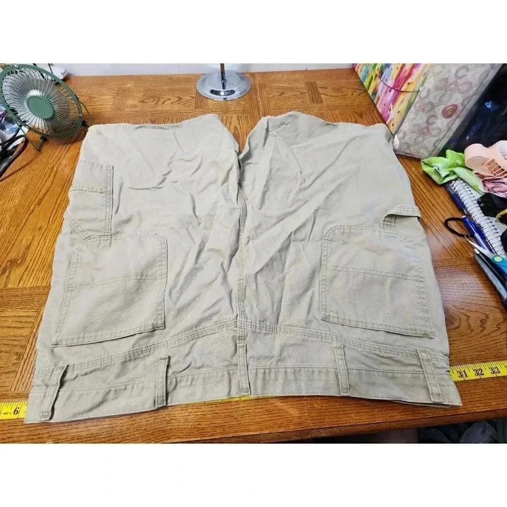 Mens Carpenter Khaki Shorts Size 46 - Picture 2 of 4
